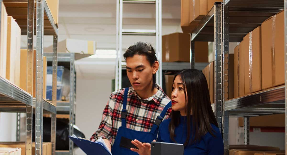 Packed Indian food items prepared for international courier with customs declaration and labeling.