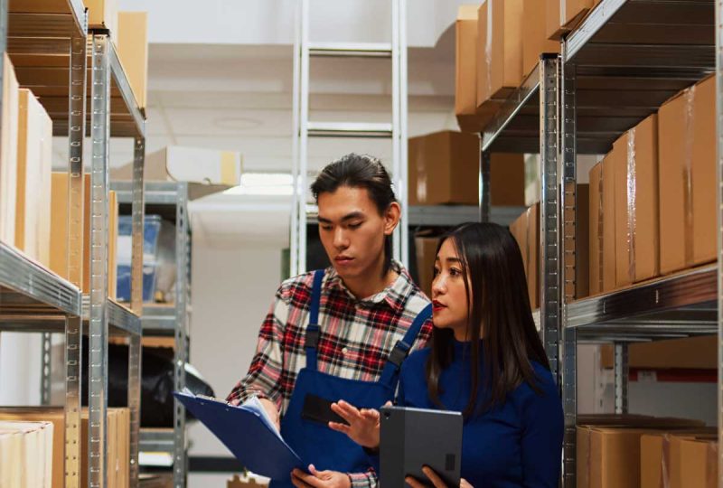 Packed Indian food items prepared for international courier with customs declaration and labeling.