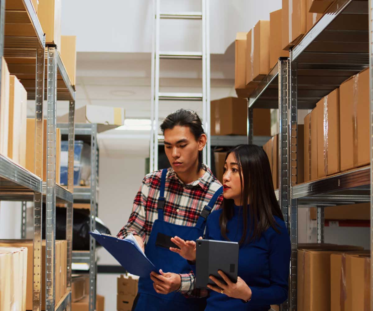 Packed Indian food items prepared for international courier with customs declaration and labeling.