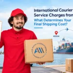 International courier service charges from Kochi and shipping cost factors
